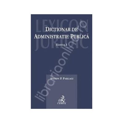 Dictionar de administratie publica Dictionar de administratie publica