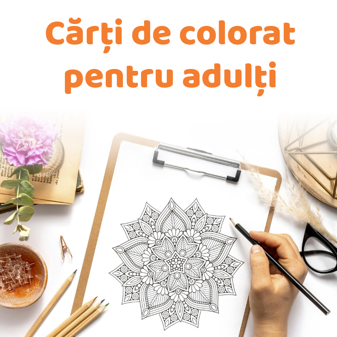Carti de colorat pentru adulti