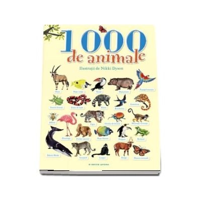 1000 de animale - Ilustratii de Nikki Dyson