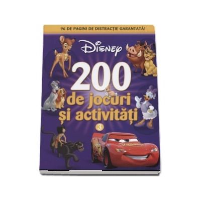 200 de jocuri si activitati - 96 de pagini de distractie garantata!