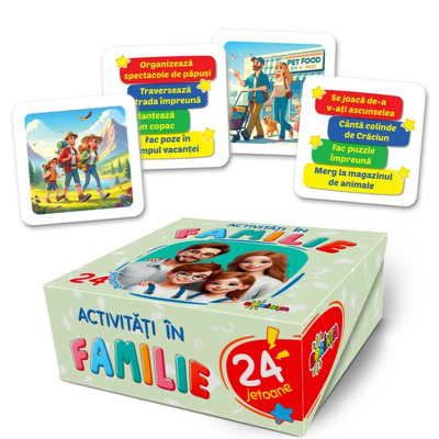 24 jetoane. Activitati in familie