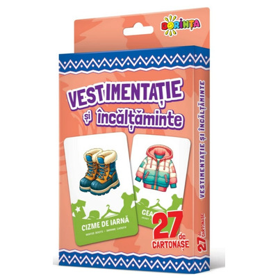 27 de cartonase. Vestimentatie si incaltaminte