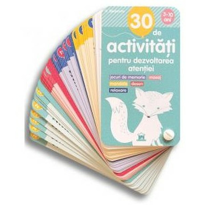 30 de activitati pentru dezvoltarea atentiei
