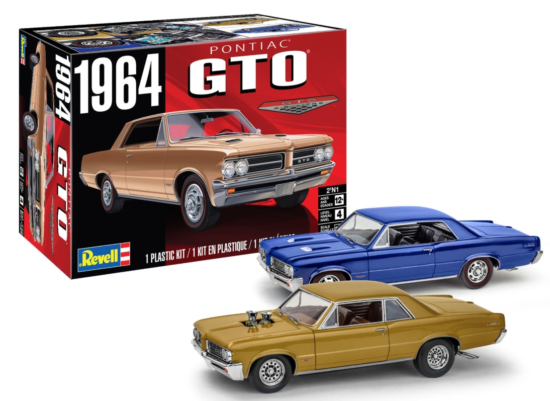 64 Pontiac GTO 2 in1 - Set de model Revell