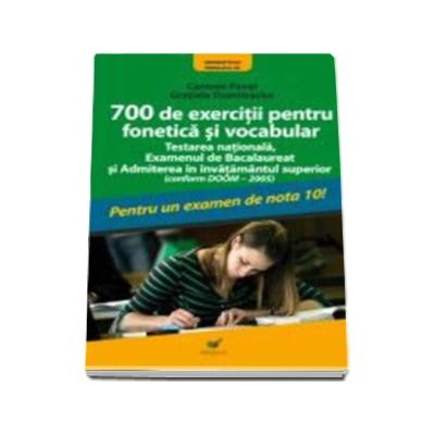 700 de exercitii pentru fonetica si vocabular
