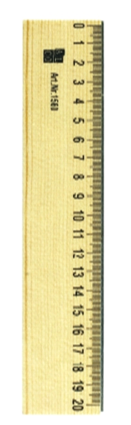 Rigla din lemn, 20cm, Alco