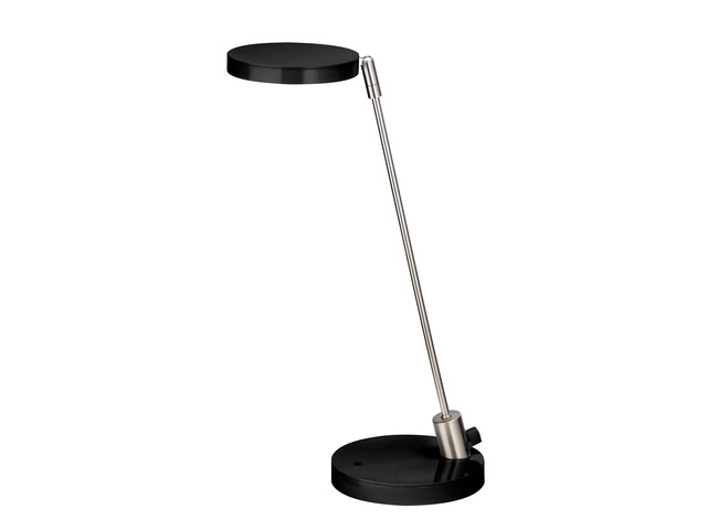Lampa de birou cu led,  4.8W, 1950 lux - 35cm, ajustabila, ALCO - neagra/argintie