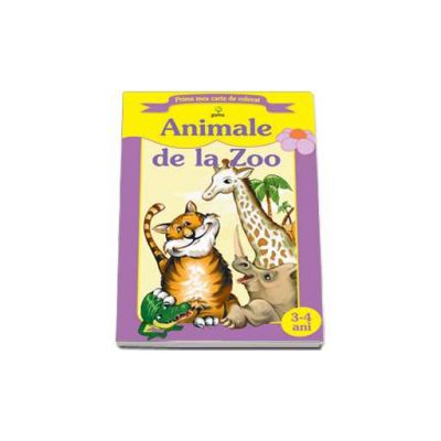 Animale de la zoo (Prima mea carte de colorat)
