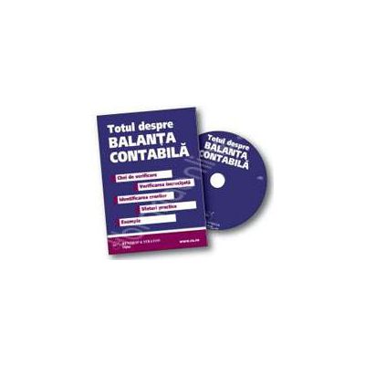 CD  - Totul despre balanta contabila. Chei de verificare, sfaturi practice, exemple