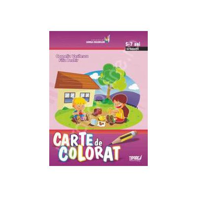 Carte de colorat, 5-7 ani