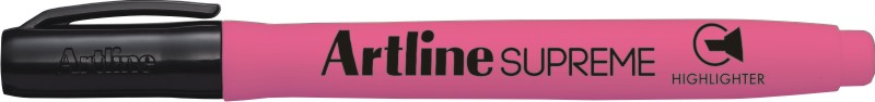 Textmarker Artline Supreme, varf tesit 1.0-4.0mm - roz fluorescent