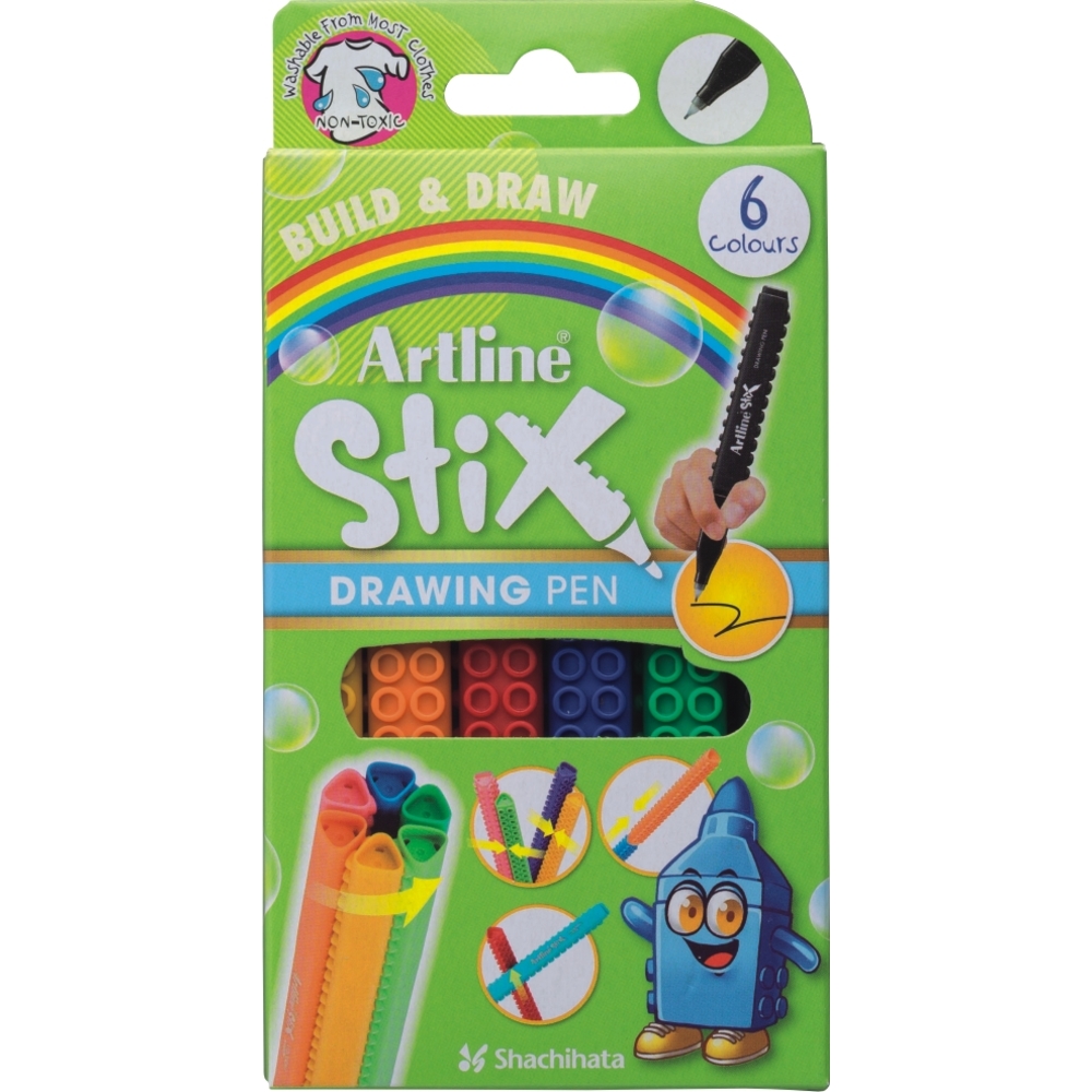 Liner ARTLINE Stix, varf fetru 0.5mm,  6 buc/cutie