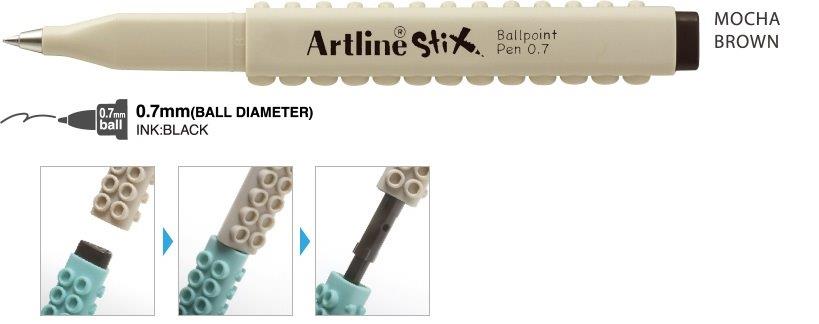 Pix ARTLINE Stix, varf 0.7mm - mocha brown