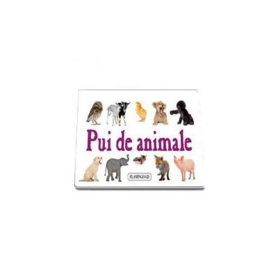 Pui de animale - Pliant cartonat cu imagini color