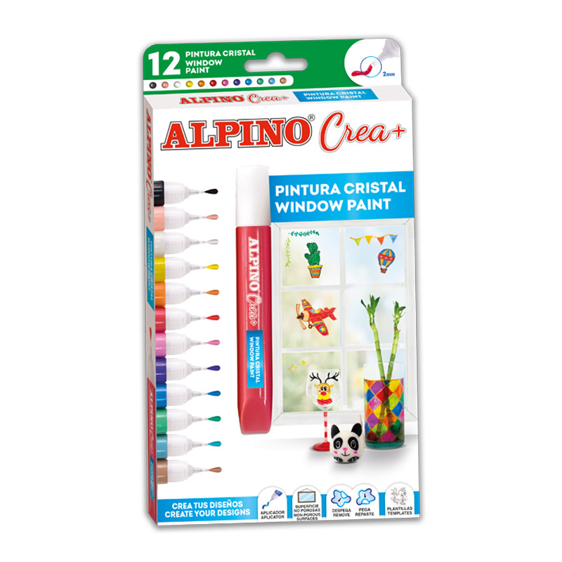 Set ALPINO Crea si Crystal Paint