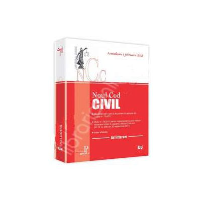 Noul Cod civil. Actualizat la 1 Februarie 2012
