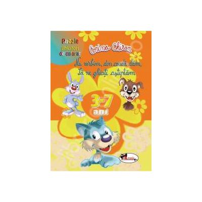 Nu vorbim, din coada dam. Sa ne ghiciti asteptam (puzzle 3-7 ani)