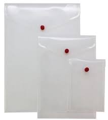 Mapa protectie documente, A4 portrait, cu capsa, 5/set, PUKKA - transparent mat
