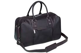 Geanta PIERRE Urban Line, pentru weekend, din piele maro, 25 x 50 x 20cm