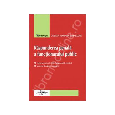 Raspunderea penala a functionarului public