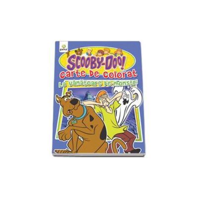 Scooby-Doo. La vanatoare de monstri (carte de colorat)