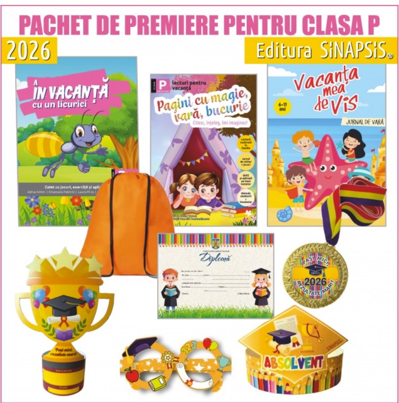 Pachet de premiere pentru clasa pregatitoare, editura Sinapsis 2026