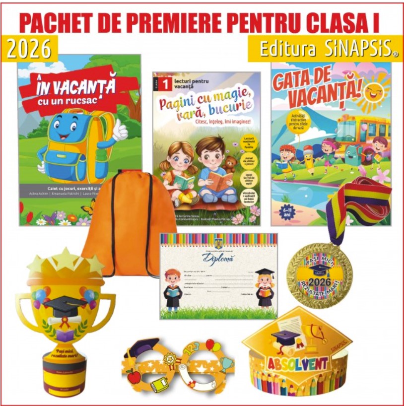 Pachet de premiere pentru clasa I, editura Sinapsis 2026