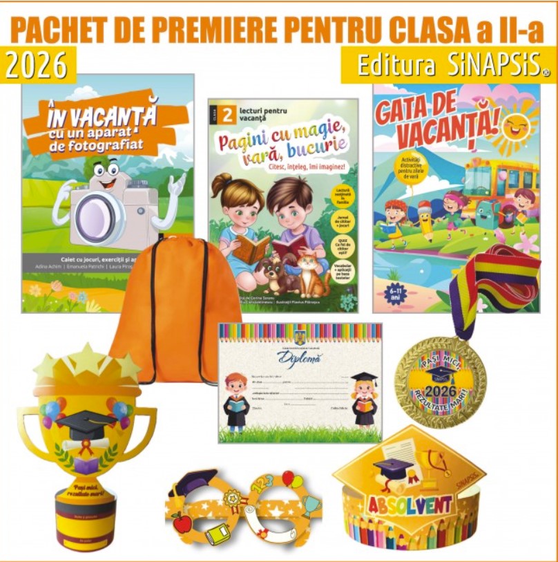 Pachet de premiere pentru clasa II, editura Sinapsis 2026