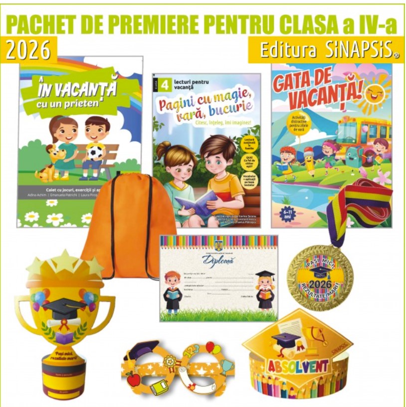 Pachet de premiere pentru clasa IV, editura Sinapsis 2026