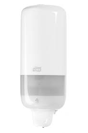 Dispencer sapun lichid  mare, 112x105x288 mm - alb (rezerva captiva),Tork