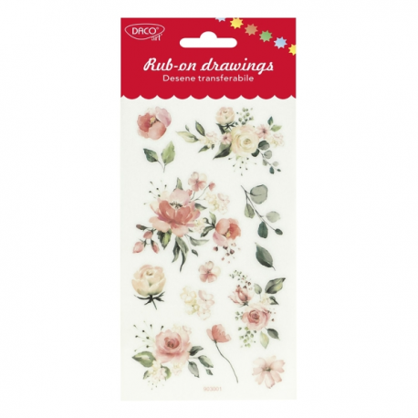 Abtibild - AB106 Roze Desene transferabile Daco