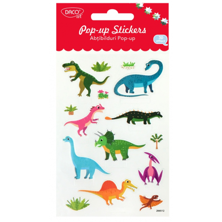 Abtibild - AB126 Pop up Dinozauri Daco