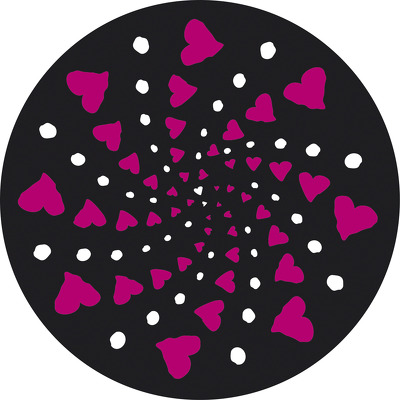 Abtibilduri roti, 2buc/set, Roller Nikidom - Cuore