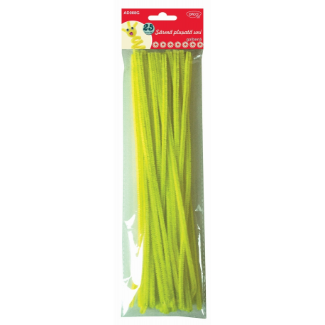 Accesorii craft - sarma plusata uni, galben