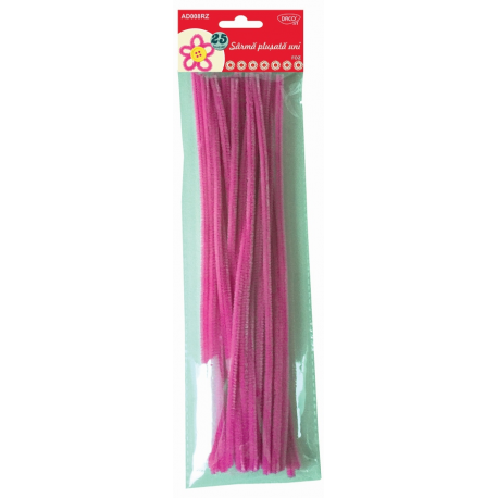 Accesorii craft - sarma plusata uni, roz