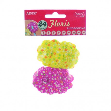 Accesorii craft - floris autoadeziv textil Daco, AD057
