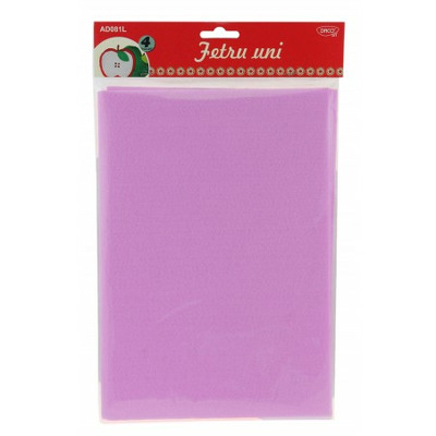 Accesorii craft - AD081L Fetru lila set 4