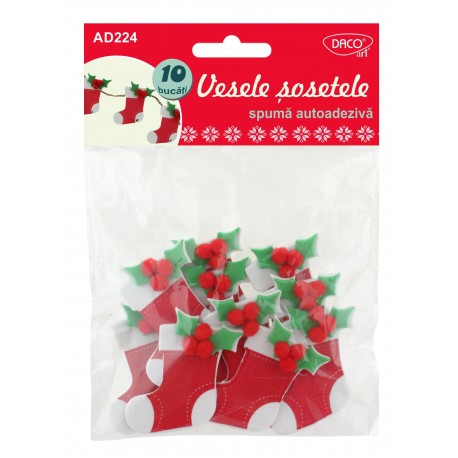 Accesorii craft - AD224 vesele sosetele spuma 3D AA