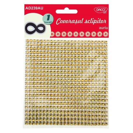 Accesorii craft - AD239 Covorasul sclipitor auriu Daco