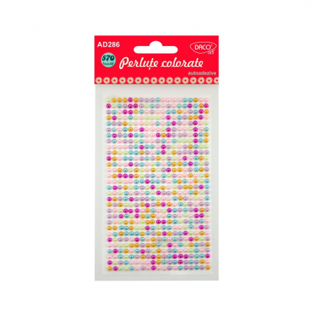 Accesorii craft - AD286 Perlute colorate Daco