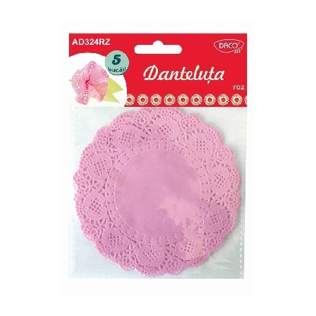 Accesorii craft -  danteluta roz Daco, AD324RZ