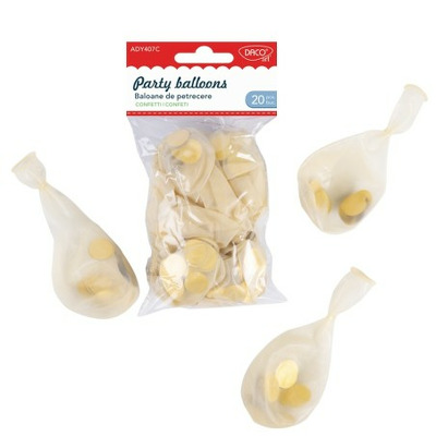 Accesorii craft - AD407C Baloane de petrecere crem