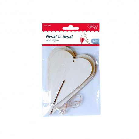 Accesorii craft -  Inimi legate Daco, ADL335