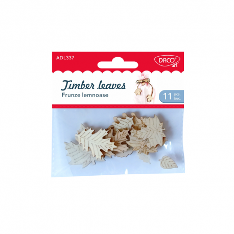 Accesorii craft - frunze lemnoase Daco, AD337