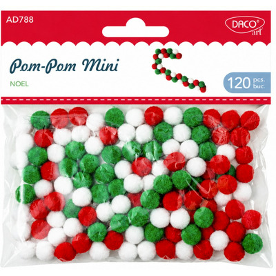 Accesorii craft –  Pom pom mini noel