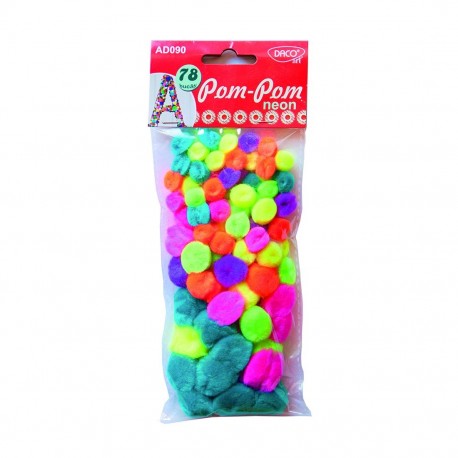 Accesorii craft - pom pom neon Daco, AD090