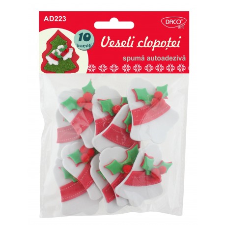Accesorii craft - Veseli clopotei spuma 3D autoadeziva Daco, AD223