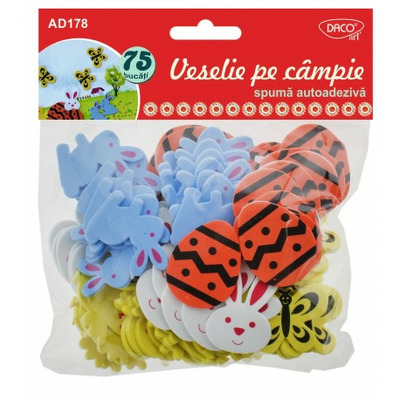 Accesorii craft -  Veselie pe campie spuma Daco, AD178