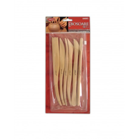 Accesorii modelaj - AA003 Ebosoare set 6 Daco