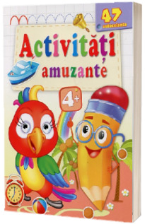 Activitati amuzante. 47 autocolante. 4 ani